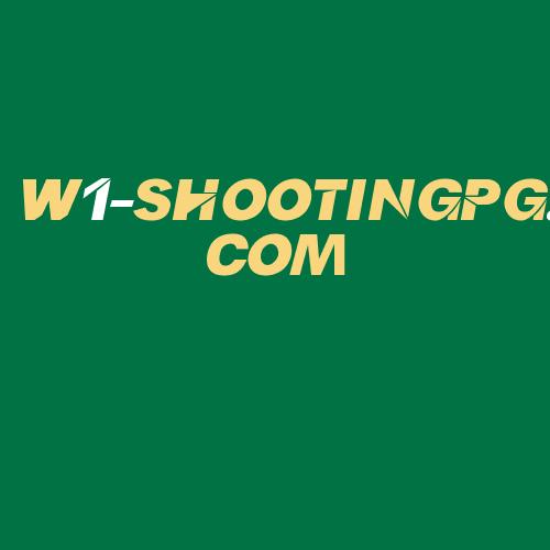 Logo da W1-SHOOTINGPG